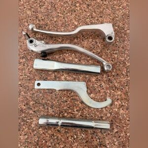 OEM Motorcycle Brake & Clutch Levers w Tool Kit Bundle Spark Plug Wrenches